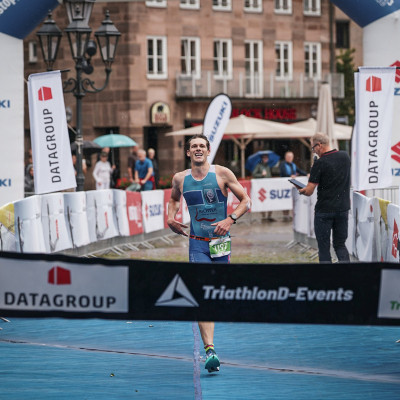 Zieleinlauf Triathlon Nürnberg
