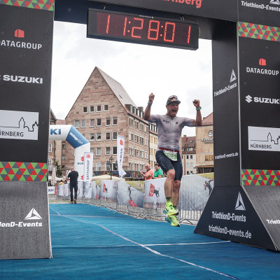 Triathlon Nürnberg Zieleinlauf