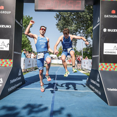Zieleinlauf Triathlon Nürnberg