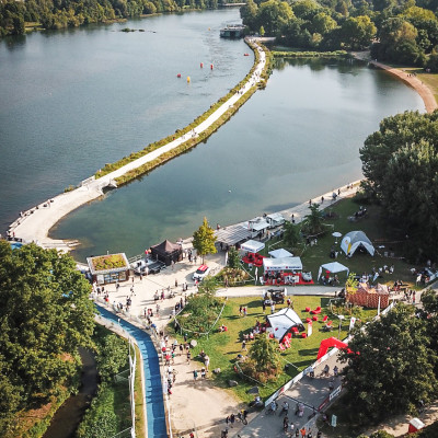 Triathlon Nürnberg von oben